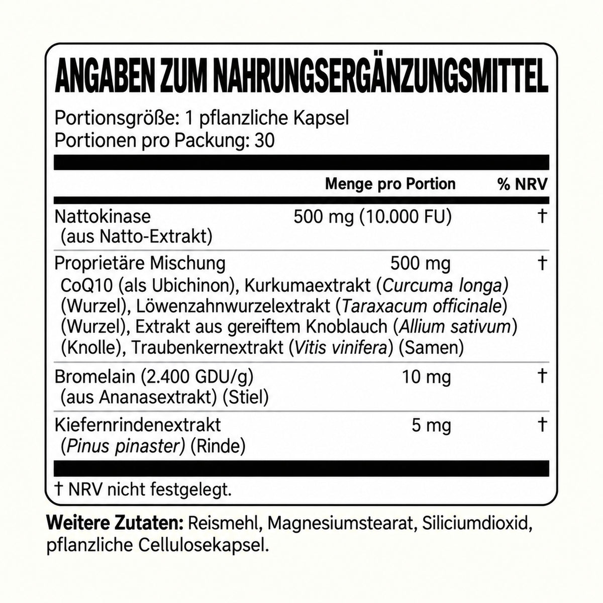 Nattokinase 10,000 · Get back to peak performance in bed – feel the difference in just 7 days