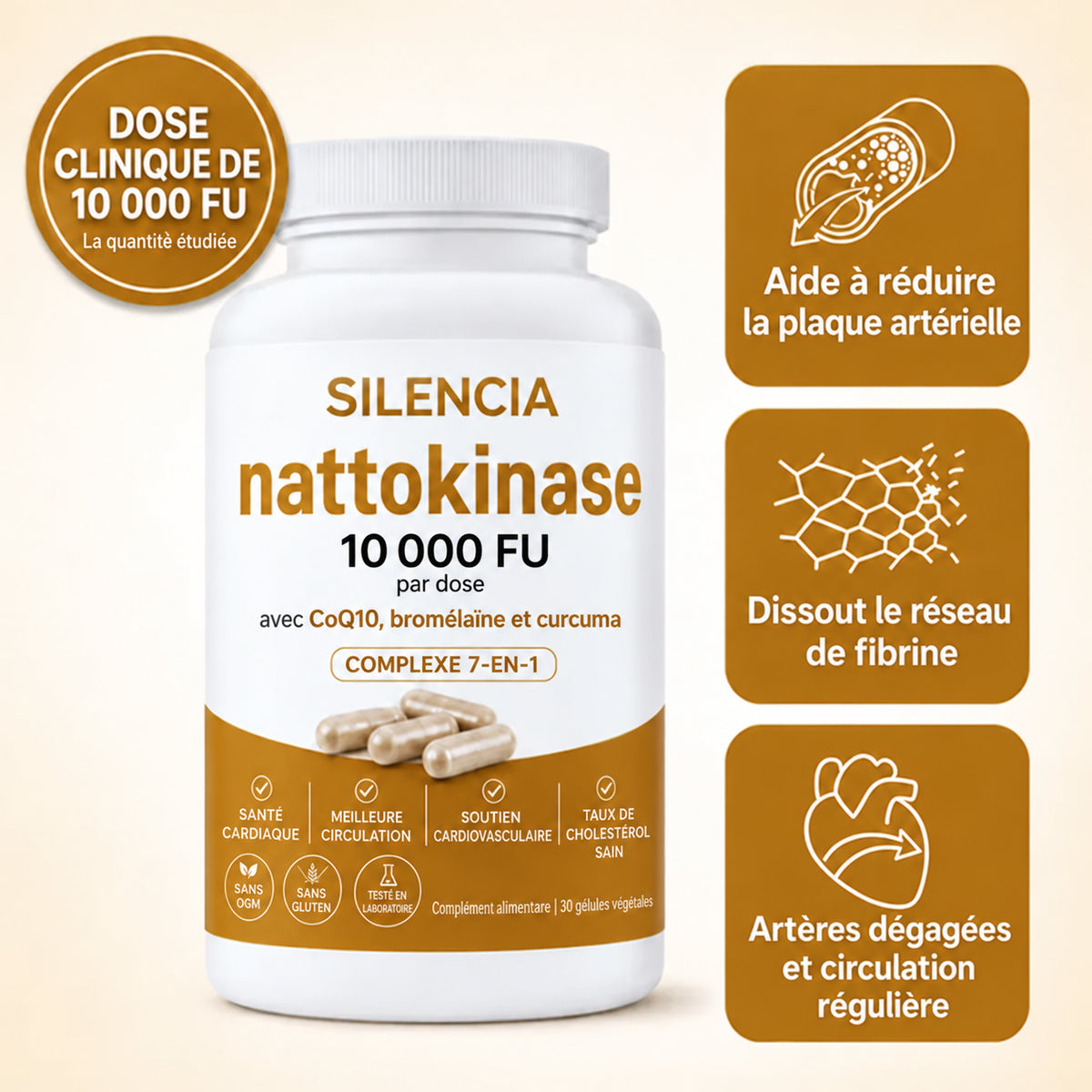 Nattokinase 10,000 · Get back to peak performance in bed, feel the difference in just 7 days